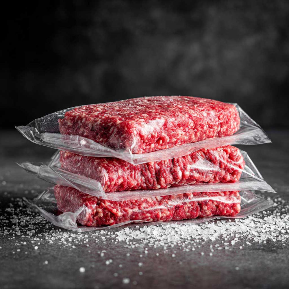 Hackfleisch 10 x 500g - 5kg Gras-Fed Black Angus Dry Aged - 70/30 Mix