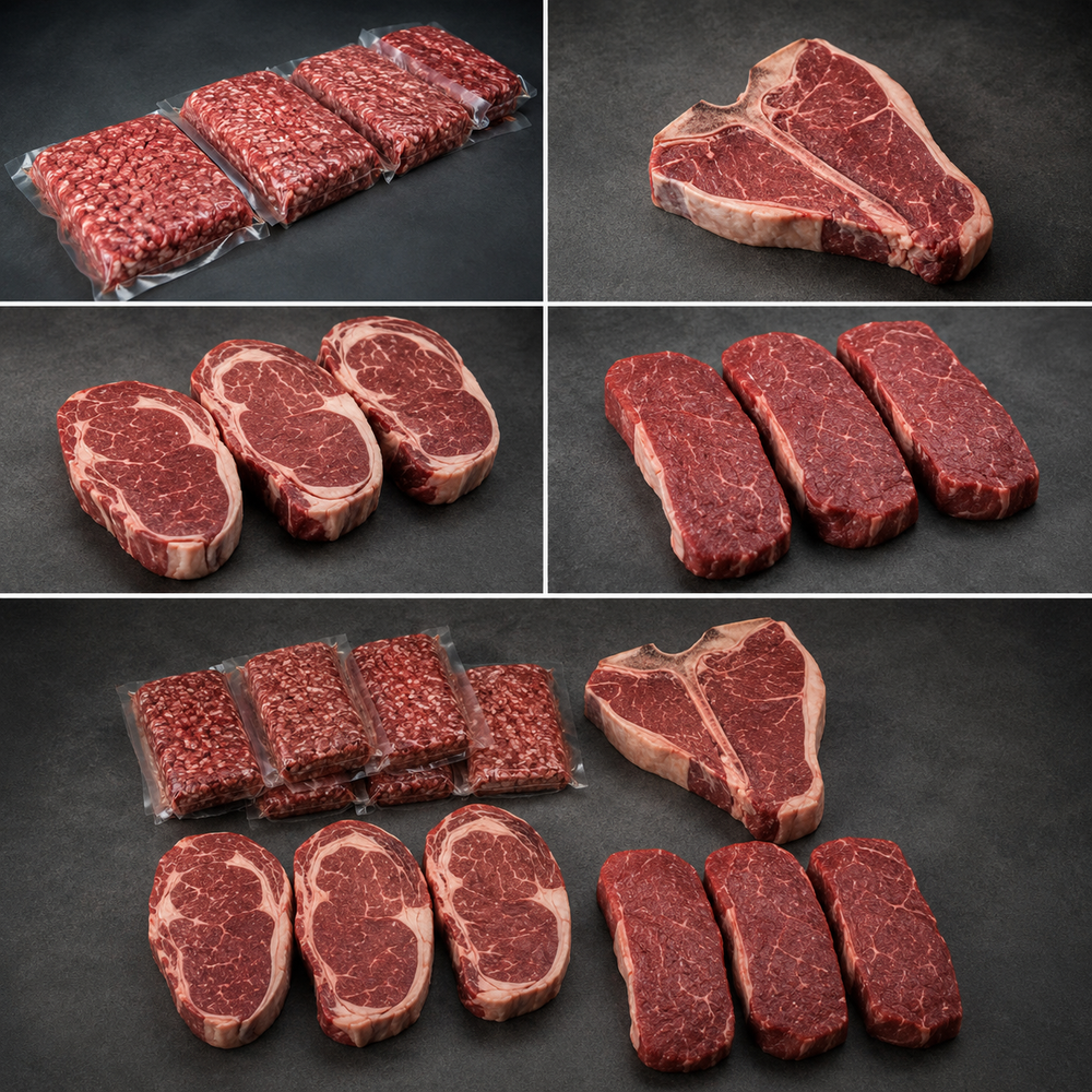 Prime Steak Bundle – 12 Black Angus Cuts zum Vorteilspreis
