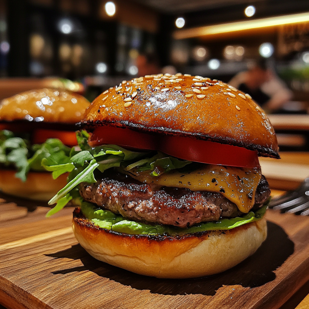 10 Burgerpatties á 200g - 2kg Gras-Fed Black Angus Dry Aged Burger Patties - 70/30 Mix